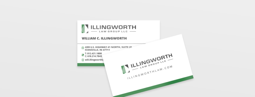 Illingworth Law Business Card Design