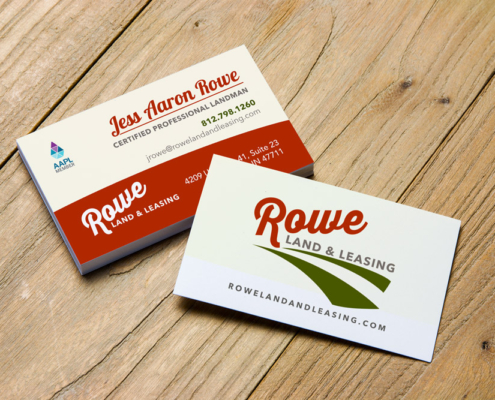 Rowe Land Leasing Business Card Design