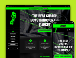 Squatch Bowstring Website Design