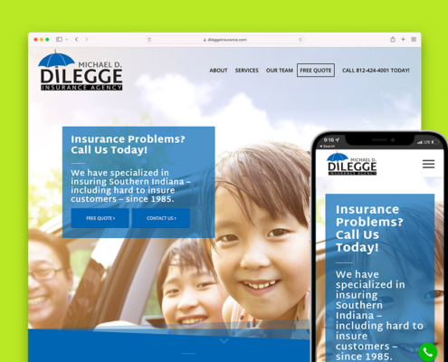 Michael D DiLegge insurance website