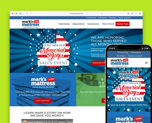 Marks Mattress Website