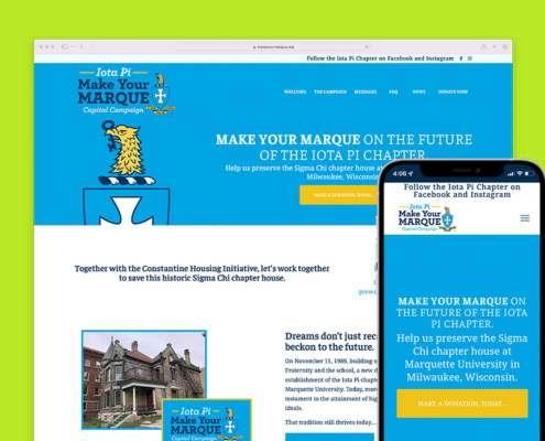 Make Your Marque website